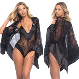 Roxanne All Over Lace Handkerchief Robe